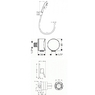 Набор для гигиенического душа Hansgrohe Logis (71666000+27454000+32129000) 3В161218