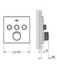 Душевая система скрытого монтажа GROHE GROHTHERM SMARTCONTROL 26405SC2