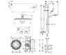 Душевая система HANSGROHE SHOWER SELECT 1202019