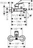Набор смесителей HANSGROHE Logis Loop 70 1042019 (71150000+71244000+26553400)