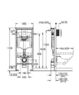 Инсталляция Grohe Rapid SL 38772001 + Унитаз подвесной Volle ORLANDO Rimless+сиденье твердое Slim slow-closing 13-35-373
