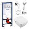 Инсталляция GROHE 38772001 + Унитаз подвесной Villeroy & Boch Omnia Architectura 5685HR01+ крышка soft + Гигиенический душ Grohe Bau Edge 28512001, 38772001+5685HR01+28512001