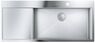 Кухонная мойка с нержавеющей стали GROHE K1000 КРЫЛО СЛЕВА, 31582SD0