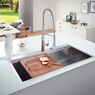 Кухонная мойка с нержавеющей стали Grohe K800 31586SD0 матовая