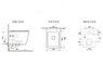 Инсталляция Geberit Duofix 458.168.21.1 4 в 1 + Унитаз подвесной ASIGNATURA Simple Line Rimless 37802805 с сиденьем Soft Close
