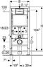 Инсталляция Geberit Duofix 458.103.00.1 + Унитаз подвесной Koller Pool Orion OR-0515-RW с сиденьем Soft Close