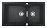 Мойка для кухни Grohe K700 90х50 см кварцевый композит черный гранит 31658AP0