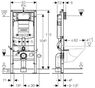 Инсталляция Geberit 458.178.46.1 4 в 1 с унитазом Volle Nemo Rimless с крышкой Soft Close 13-17-316