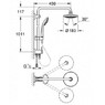 Душевая система с переключателем Grohe Euphoria 27421001