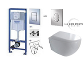 Инсталляция Grohe 38750 или 38755 + унитаз Hidra ABC ABW 10+ABZ с крышкой микролифт (38750 или 38755+ABW10+ABZ)