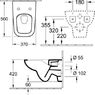 Унитаз Villeroy & Boch Joyce 5607R001+9M62S101