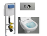 Инсталляция Viega Standard 3 В 1 с клавишей 713386 + унитаз Villeroy&Boch O.Novo 5660HR01