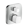 Термостат с запорным/переключающим вентилем, хром Hansgrohe PuraVida 15771000