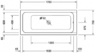 Акриловая ванна Duravit D-Code 170x70 700098