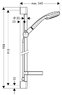 Душевой набор Hansgrohe Croma 100 Vario 27771000