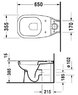 Унитаз компакт Duravit D-Code 211809