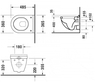 Унитаз подвесной Duravit STARCK - 3 220209
