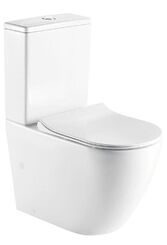 Унитаз напольный Q-Tap Robin Rimless QT13222141ARW с бачком и сиденьям Soft-close