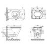 Унитаз подвесной Qtap Scorpio Ultra Quiet QT1433053EUQW с сиденьям Soft Close