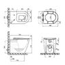 Унитаз напольный Qtap Swan Rimless QT16223178W с сиденьям Soft-close