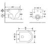 Унитаз подвесной Qtap Taurus Ultra Quiet белый глянцевый QT2433084EUQW с сиденьям Soft Close