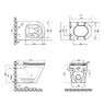Унитаз подвесной Q-Tap Scorpio Rimless черный матовый QT1433053ERMB с сиденьям Slim Soft-close