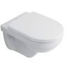 Унитаз подвесной Villeroy & Boch VERITY DESIGN комплект: унитаз 37*54 подвесной с сидением с функцией slow-closing (арт. 56801001+ 98M9C101)