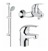 НАБОР 3 В 1 ДЛЯ ВАННЫ GROHE EUROECO 123226S