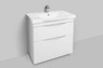 Тумба подвесная AM.PM с умывальником Like 80 белая M80-FHX0802-WC0802-38 