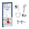 Система инсталляции 38772001 с гигиеническим комплектом 28512001 Grohe Rapid SL, 38772001+28512001