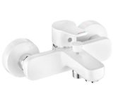 Смеситель для ванны и душа Kludi Pure&Easy однорычажный белый 376819165