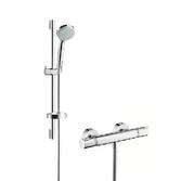 Термостат для душа с душевым гарнитуром Croma 100 Vario Combi 0,65 м Hansgrohe Ecostat Comfort 27034000