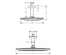 Верхний душ Hansgrohe PuraVida 27390000