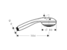 Ручной душ Hansgrohe Crometta 85 1jet 28585000