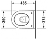 Унитаз подвесной Duravit STARCK - 3 222709