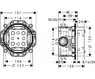 HANSGROHE Ibox universal скрытая часть для смесителя 01800180