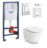 Инсталляция Grohe Rapid SL 38772001 4 в 1 + Унитаз подвесной Volle Nemo Rimless с крышкой Soft Close 13-17-316