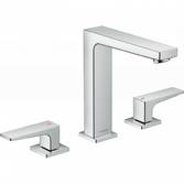 Смеситель для раковины двухврычажный встраиваемый Hansgrohe Metropol хром 32515000