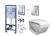 Инсталляция Grohe Rapid SL 38775 или 38750 комплект 4 в 1+ унитаз Hidra Hi-Line Hiw 10+Hiz с крышкой микролифт ( 38775 или 38750+Hiw 10+Hiz)