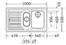 Кухонная мойка Franke Logica line LLL 651 (101.0073.536)