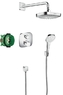 Душевая система скрытого монтажа Hansgrohe Design ShowerSet Croma Select E 27294000