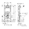 Инсталляция Geberit Duofix 458.168.21.1 4в1 + Унитаз подвесной Volle Aiva Rimless с сиденьем slim slow-closing 13-68-526