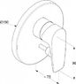 Смеситель встраиваемый для душа Kludi Pure&Solid однорычажный хром 344190575