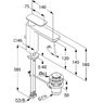 Смеситель для раковины Kludi E2 однорычажный хром 492950575