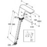 Смеситель для умывальника (3/8", сенсорный) Kludi Balance 5220205