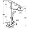 Душевая система с термостатом Kludi Dual Shower System 6609505-00