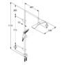 Душевая система Kludi Dual Shower System 6709105-00