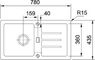 Кухонная мойка Franke Strata STG 614-78 114.0327.908