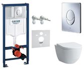 Комплект инсталляции Grohe Rapid SL 38721001 + унитаз Laufen Pro Rimless H8209660000001 c сидением Soft Close H8939590000001