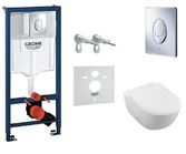 Комплект инсталляции Grohe Rapid SL 38721001 + унитаз Villeroy & Boch Subway 2.0 5614R201 c сидением Soft Close 9M78S101